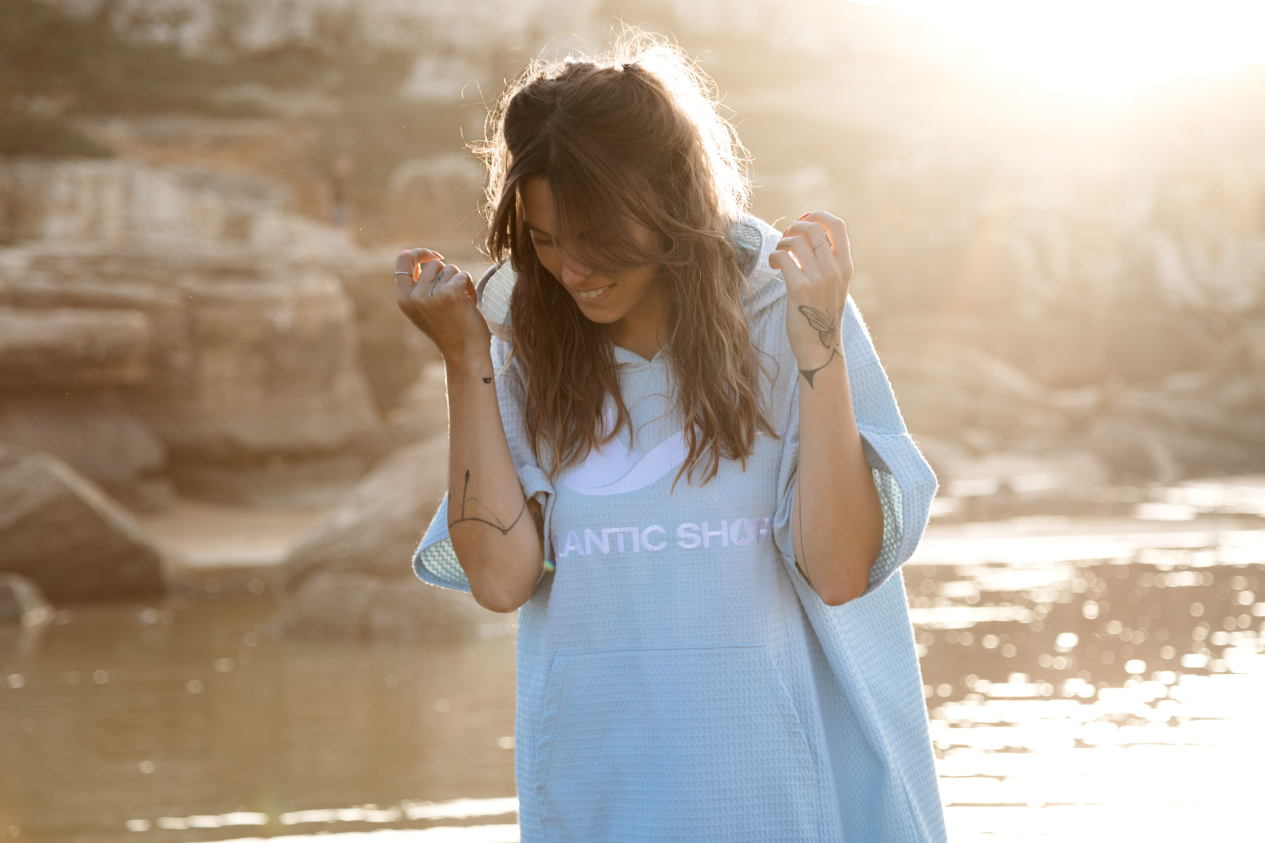 TLANTIC SHORE Travel Poncho LB Portugal