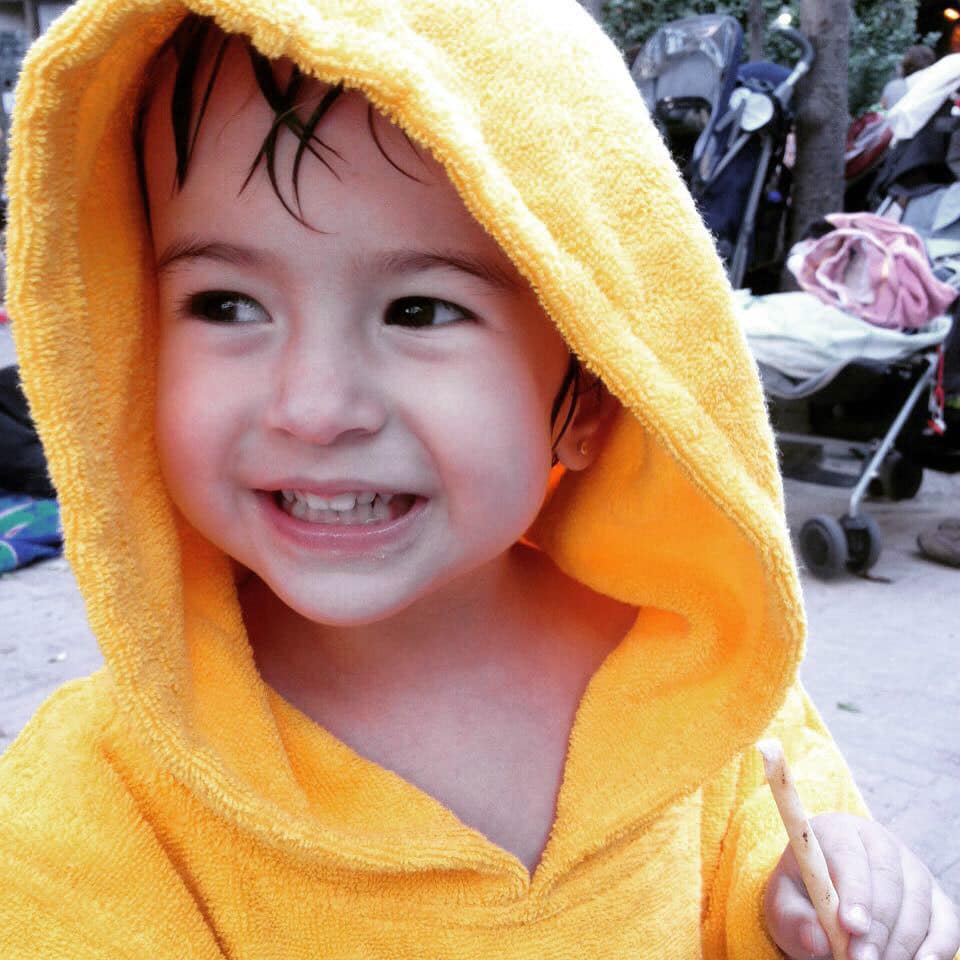 Atlantic Shore | Surf Poncho | Basic | Baby | Yellow 1