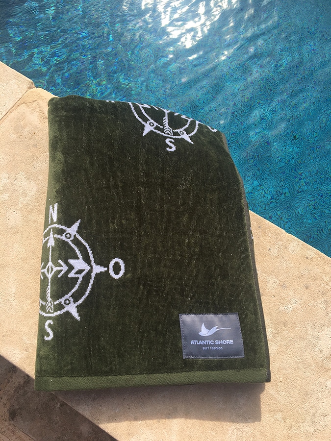 Atlantic Shore | Beach Towel | Handtuch | Compass