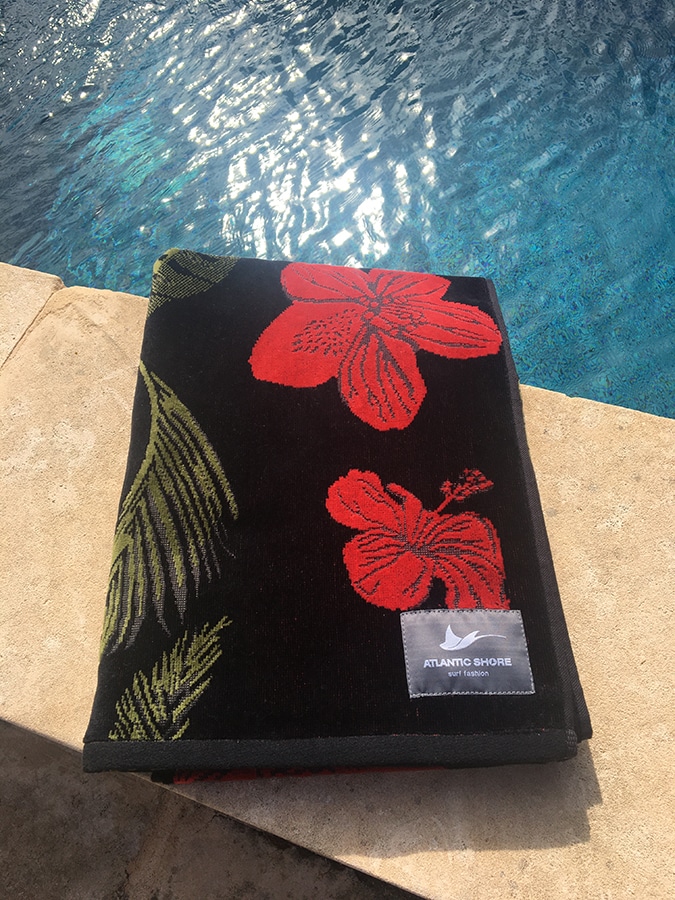 Atlantic Shore | Beach Towel | Handtuch | Hibiscus
