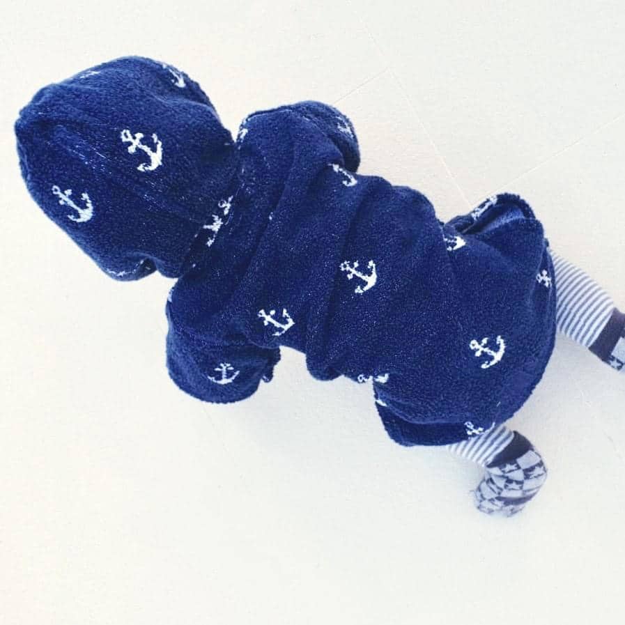 Atlantic Shore | Surf Poncho | Anchor | Baby | Navy Blue