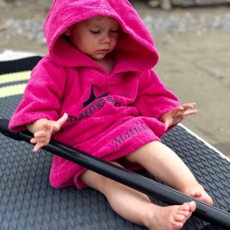 Atlantic Shore | Surf Poncho | Basic | Baby | Pink