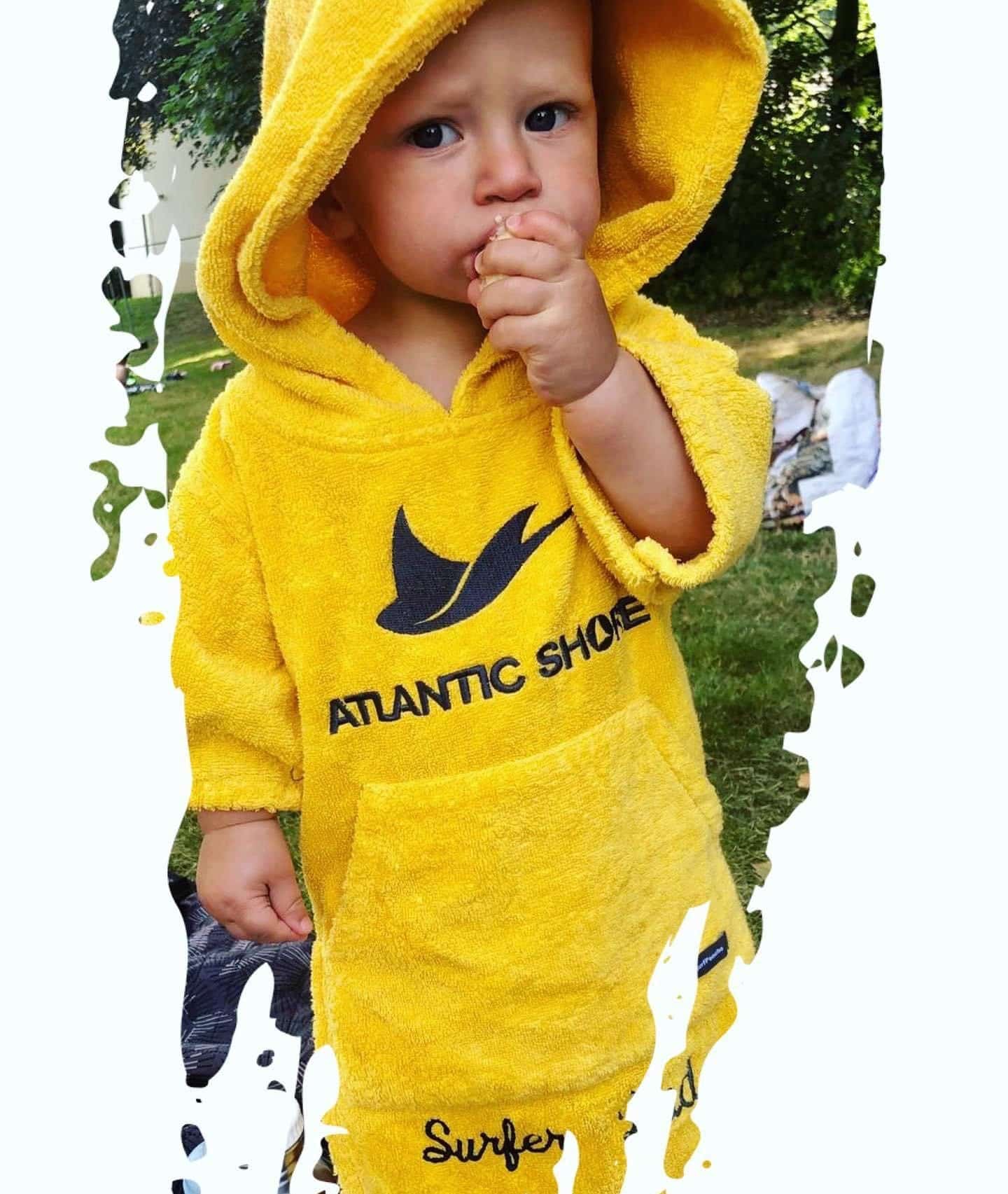 Atlantic Shore | Surf Poncho | Basic | Baby | Yellow